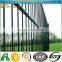 double loop ornamental privacy fence and gate between neighbors