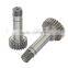 Top quality customized OEM gear with shaft,bevel pinion gear with shaft, spur gear with shaft