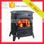 Factory wholesale freestanding wood burning stove and fireplace mantel