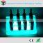 Illumianted led rechargeable li battery operated led ice bucket/wine cooler