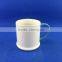 Plain White Ceramic Coffee Mugs Bone China Sublimation Coffee Mug