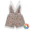 wholesale toddlers bodysuits Rainbow dots cotton infant toddlers clothing baby romper