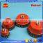 6" steel wire cup brush wheel twist knot crimped bowl disc abrasive M14 round grinding cheaning brush