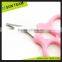 SC052 3-3/4" New cute handle baby kids scissors factory price thread nail scissor