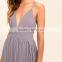 Pleated Maxi Long Chiffon Dress For Women