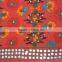 deep Rust orange PHULKARI GEORGETTE DUPATTA SHAWL, sequin Hand embroidery