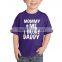 mommy and me kids t shirts custom 100% PreShrunk Cotton blank plain t shirt wholesale