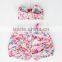 Baby girl short hot pants cotton printed girls shorts floral pattern childrens boutique clothing