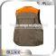 Winter new trend 100%poly multi-pocket plus size man vest