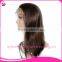 Unprocessed Real Virgin Hair Long Black Straight Hair Wig