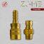 ZJ-MB Brass Injection Machine Pneumatic Quick Release Coupling