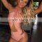 B40263A Women sexy swimwears hollowed halter jumpsuits