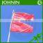 JOHNIN made EURO Cup Custom priniting polyester fans keep flying high red flag