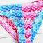 Woman Push Up Fish Scale Mermaid Beach Wear Reversible Crop Bikini Top