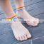 Cheap Summer Women Girls Rainbow Ribbon Anklet