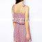 CHEFON Sequin Short Detail Elephant Print Dress