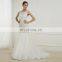 EBA4-F2 Noble See though Back and heavy lace beaded wedding dress