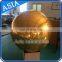 Gold Color Inflatable Mirror Balloon For Christmas Decoration/Inflatable Mirror Ball