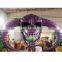 Hot sale Hanging inflatable skull for halloween decoration