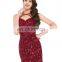 2016 GK Sleeveless Sexy Wine Red Mermaid Hollowed Sequined Prom Dress GK000013-1