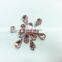 Loose Crystal Components Beauy color Rose Crystal Stone