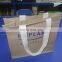 Artigifts Cheap Durable Soft Linen With Coating Tote Shopping Bag