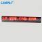 high quality double color display p7.62 message moving led sign