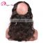 Alibaba hot selling large stock wholsale body wave 360 lace frontal