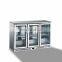 Commercial Refrigeration Equipment Counter Top 2 Glass Door Counter Chiller Beer Display Cooler