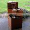 Decorative weathered CORTEN steel garden water fountain design