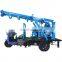 HW230 tricycle mounted water well drilling rig 230M full hydraulic drilling machine