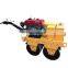 0.5 ton walk behind type double drum vibratory road roller