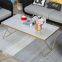 Wholesale cheap coffee table with white marble coffee table top