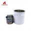 Round tin cans which has closed top with flexible spout can triple tight lid pvc window