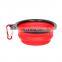 High Quality Durable Using Custom Logo Colourful Dog Folding Bowl