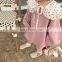 6729 New fashion korean spring baby girls turndown collar casual dress