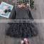 spring new children's mesh cake dress princess dress children girls long sleeve party dress