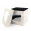 RTS Factory wholesale popular fabric folding pet house for cat linen foldable cat  ottoman  sit with your pet