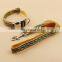 Factory Price Bohemian Custom Dog Collar Free Lettering Dog ID card Customization Dog Collar Half Metal Buckle