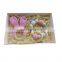 Safe Kawaii Bunny Ear Ring Cotton Yarn Hand Crochet Rattle Teether Toy