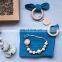 Baby Comforter Blanket Pacifier Clip Chain Set