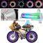 32 patterns Double Sided Colorful waterproof bike spoke lights battery powered easy installation bike wheel light