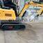 1ton mini excavator sales rubber tracks used