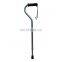Adjustable disabled aluminum walking stick 4 legs elderly cane with led light