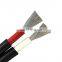 TUV 2 PfG 1169 PV1-F solar wire 6mm 2x4mm2 solar cable dual core