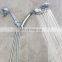 Round High pressure Chrome finish 6 spray settings handheld shower head