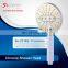 SH-2315G Bathroom Big Spray Face 3 Functional Golden Color Round Handheld ABS Shower Head