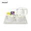 double layer white electric water kettle tray set for hotel room / hotel appliance