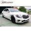 W222 WD full set fit for  S-CLASS W222 S350 S500 S550 changing into WD style W222 body kits