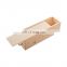 Hot sale Customized unfinished wine box packaging pine wooden wine gift box packing